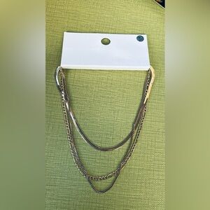 Forever 21 Gold  Layered Necklace